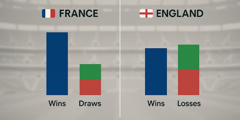 Phong độ gần đây Pháp vs Anh